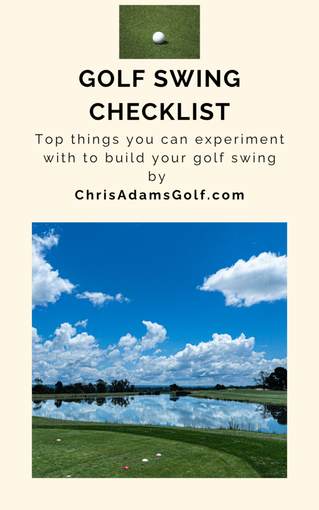GolfSwingCheckList Book Cover